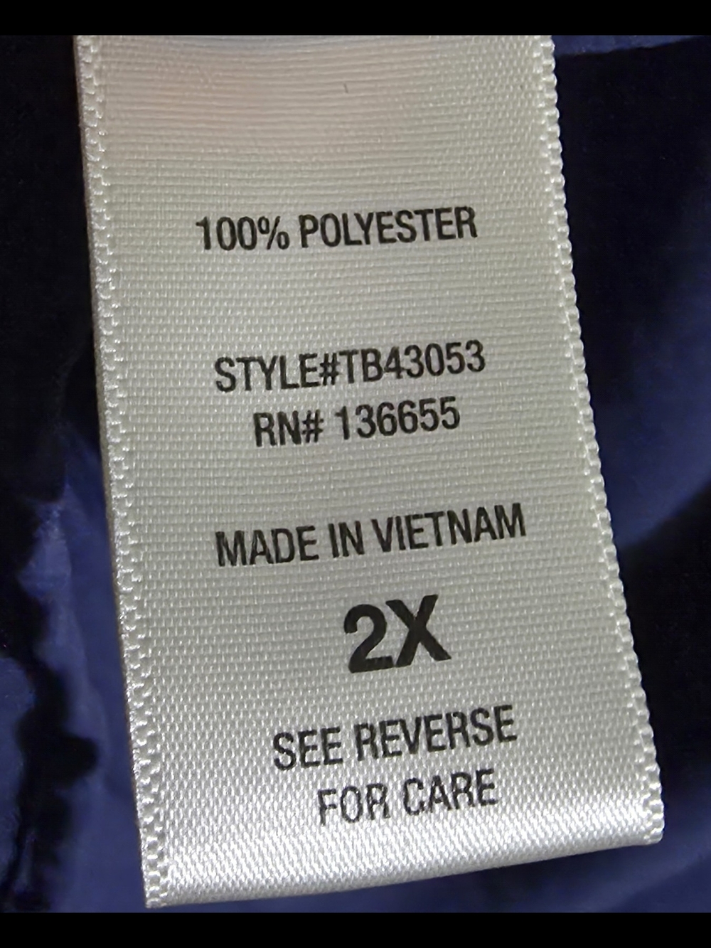 Relaxed Button-Front Blouse in Slate Blue - Picture 3 of 4